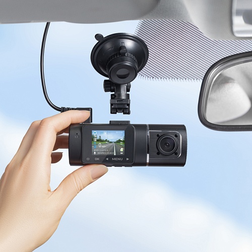 Двухканальный видеорегистратор iBOX Flip GPS Dual